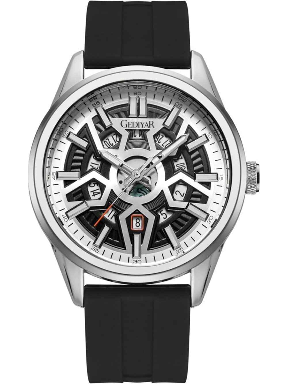 Men's Black Analog Quartz Solid Luxury Casual Calendar Waterproof Wrist Watch
